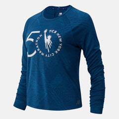 NYC Marathon Q Speed Fuel Jacquard Long Sleeve-Women | New Balance