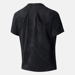 NYC Marathon Q Speed Fuel Jacquard Short Sleeve-Women | New Balance