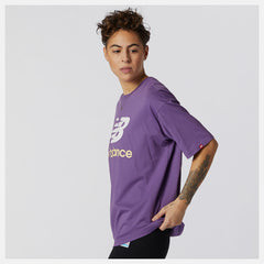 NB Essentials Stacked Logo Tee-Women | New Balance