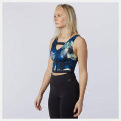 Transform NBSleek Printed Crop Top-Women | New Balance