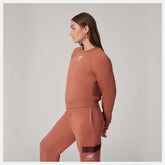 Bandier Fleece Crew-Women | New Balance