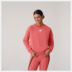 Bandier Fleece Crew-Women | New Balance