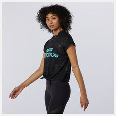 Achiever Collide Open Mesh Tee-Women | New Balance
