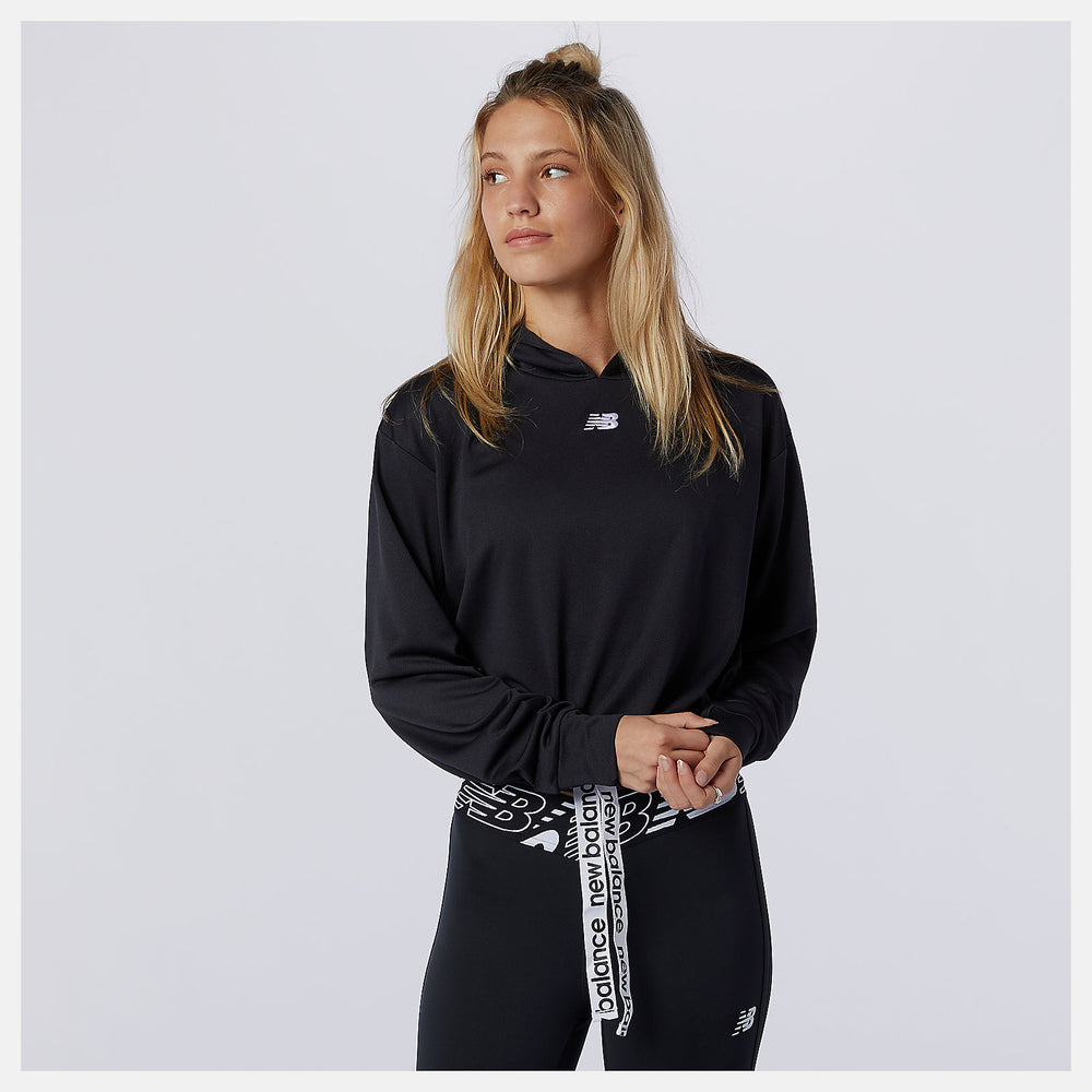 Relentless Cinched Hem Hoodie-Women | New Balance