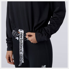 Relentless Cinched Hem Hoodie-Women | New Balance
