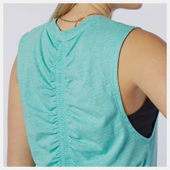 Relentless Cinched Back Graphic Tank-Women | New Balance