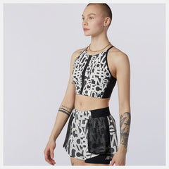 Relentless Printed Crop Top-Women | New Balance