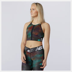 Relentless Printed Crop Top-Women | New Balance