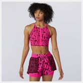 Relentless Printed Crop Top-Women | New Balance
