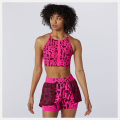 Relentless Printed Crop Top-Women | New Balance