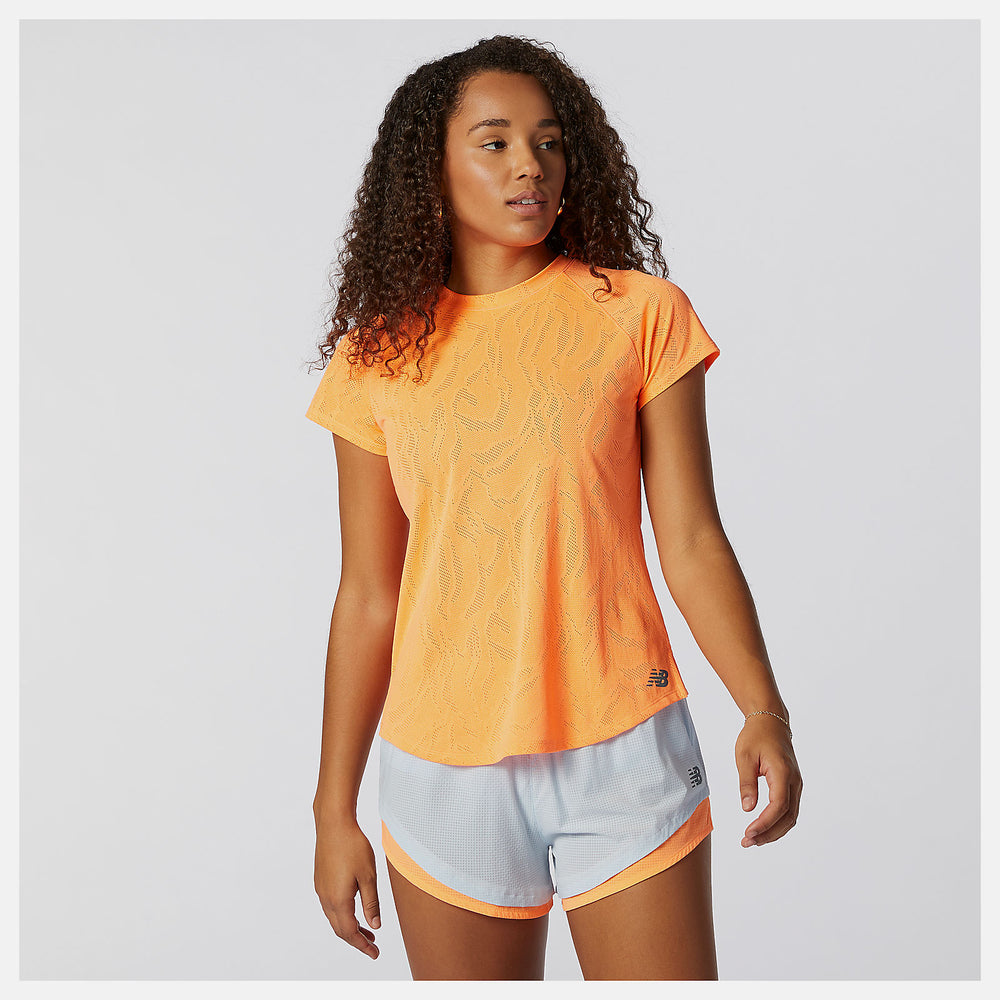 Q Speed Fuel Jacquard Short Sleeve-Women | New Balance