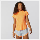 Q Speed Fuel Jacquard Short Sleeve-Women | New Balance