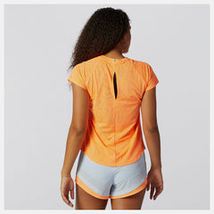 Q Speed Fuel Jacquard Short Sleeve-Women | New Balance