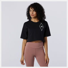 NB Athletics Argyle Graphic Tee-Women | New Balance