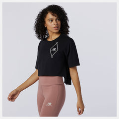 NB Athletics Argyle Graphic Tee-Women | New Balance