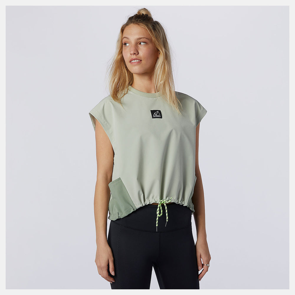 NB All Terrain Pocket Tee-Women | New Balance