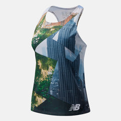 NYC Marathon Printed Singlet-Women | New Balance