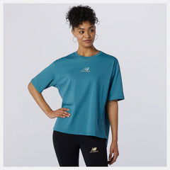 NB Athletics Higher Learning Graphic Tee-Women | New Balance
