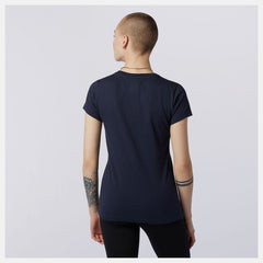 Essentials Stacked Logo Tee-Women | New Balance