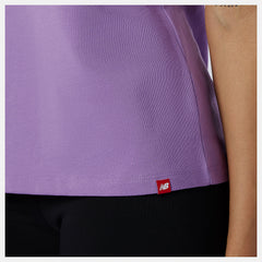 Essentials Stacked Logo Tee-Women | New Balance