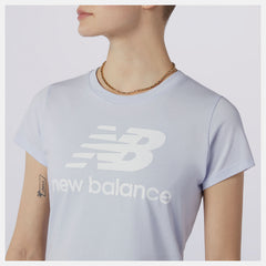 Essentials Stacked Logo Tee-Women | New Balance