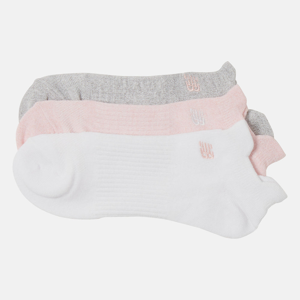 Flat Knit Lowcut Tab Socks 3 Pack-Women|Men | New Balance
