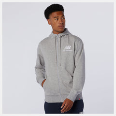 NB Essentials Stacked Full Zip Hoodie-Men | New Balance