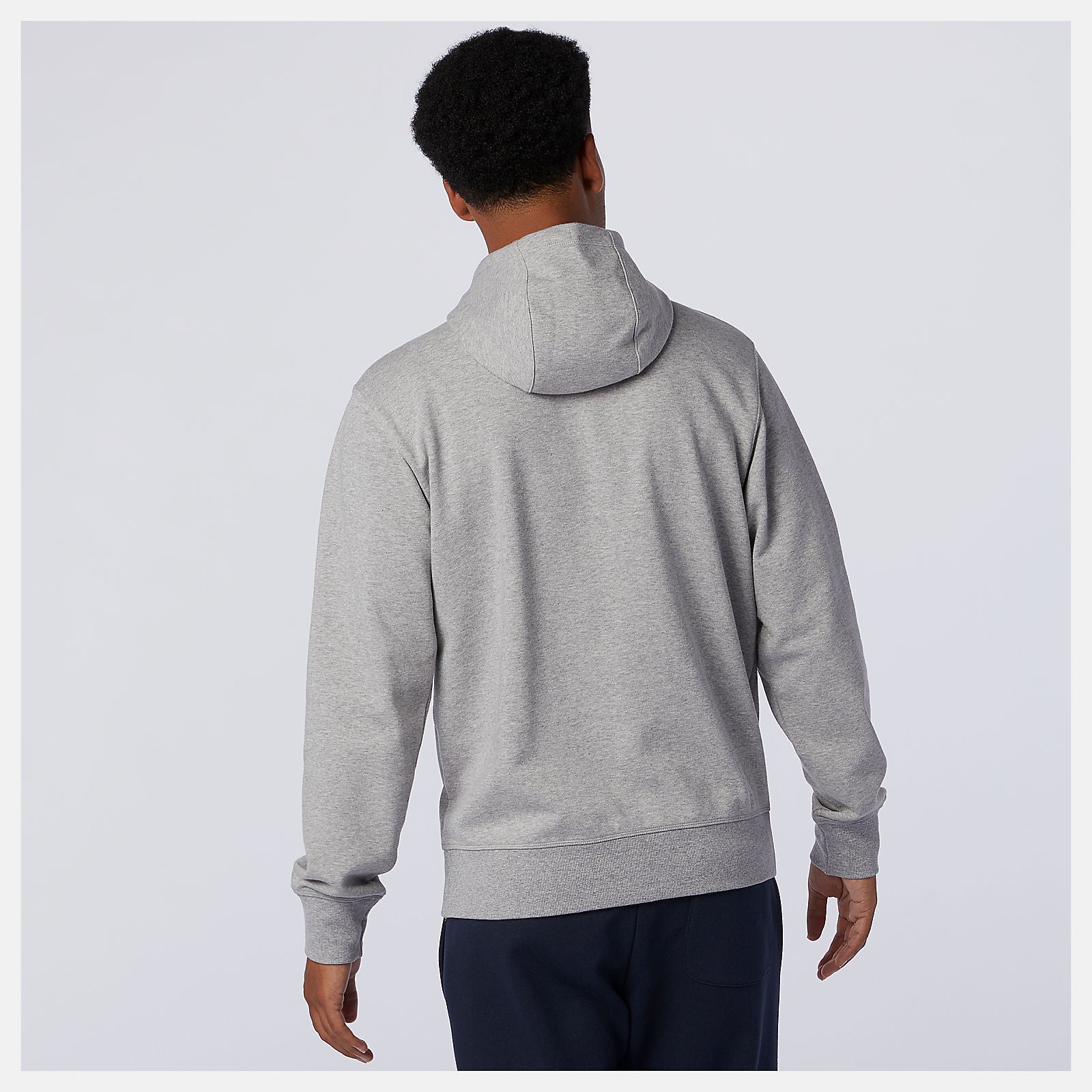 NB Essentials Stacked Full Zip Hoodie-Men | New Balance