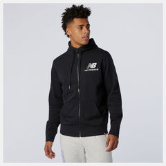 NB Essentials Stacked Full Zip Hoodie-Men | New Balance