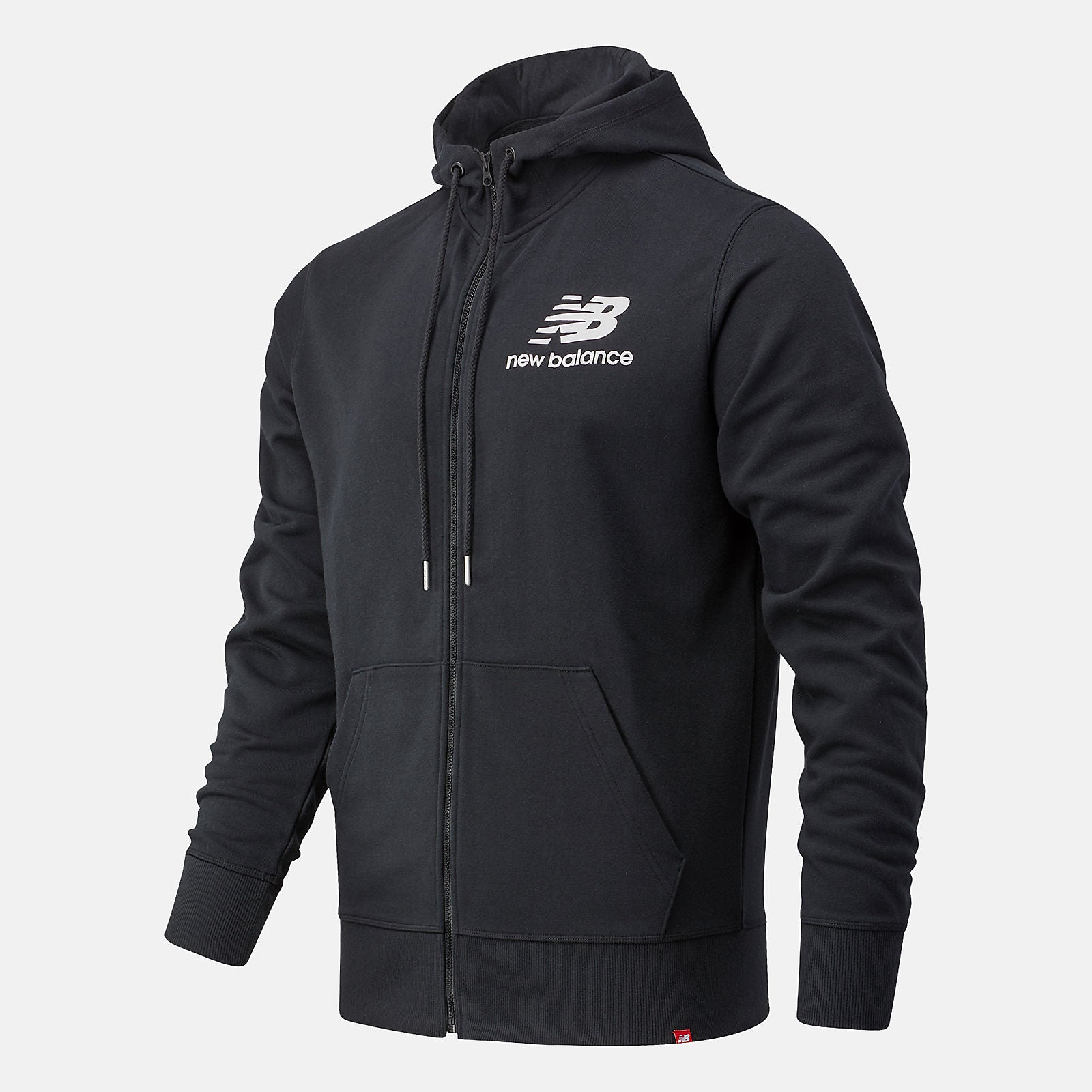 NB Essentials Stacked Full Zip Hoodie-Men | New Balance
