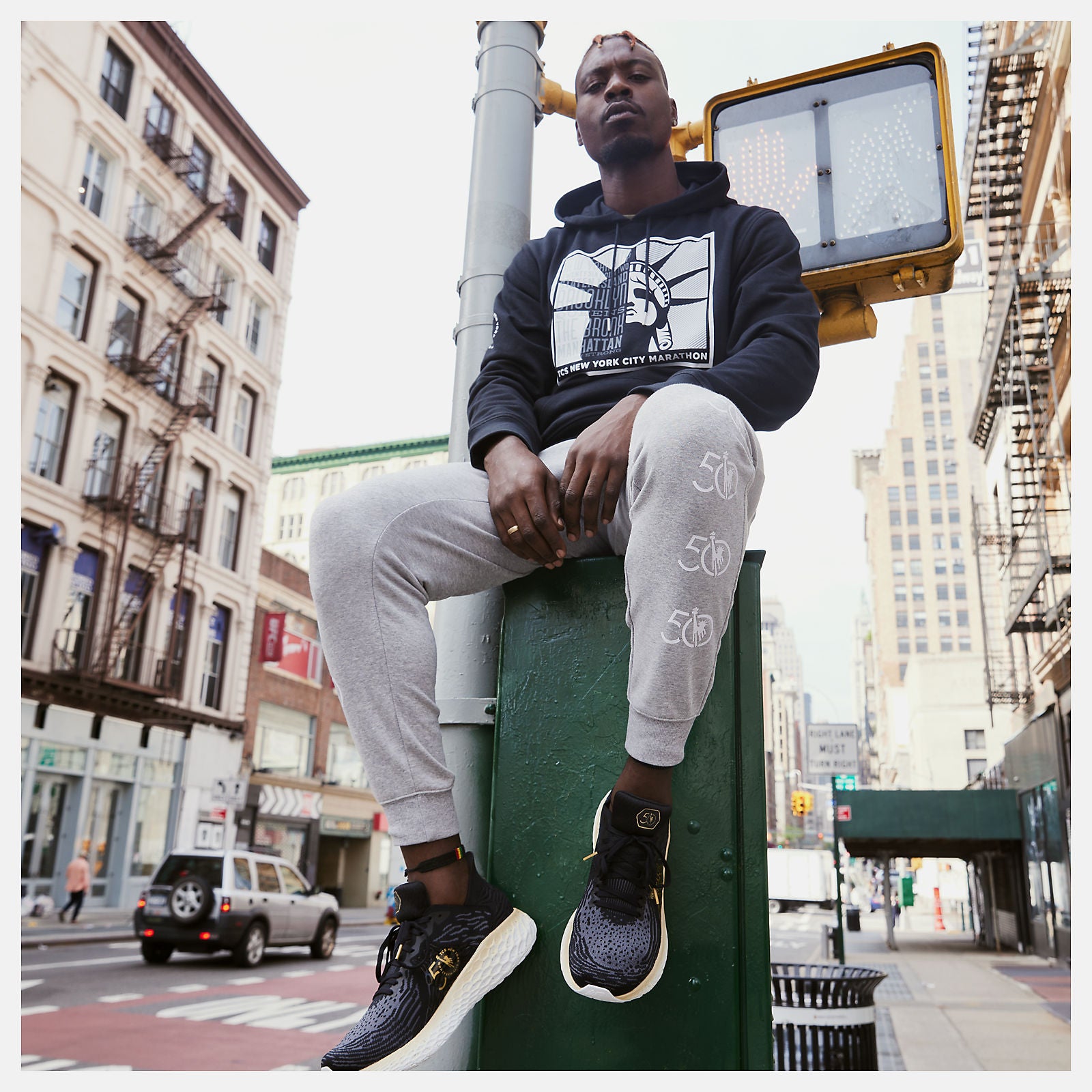 NYC Marathon Essentials Stack Pack Sweatpant-Men | New Balance