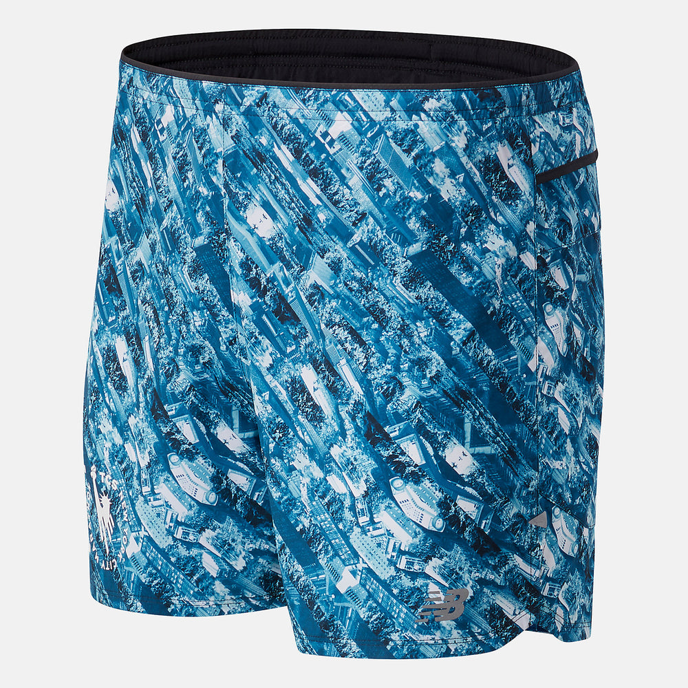 NYC Marathon Printed Impact Run 5 Inch Short-Men | New Balance