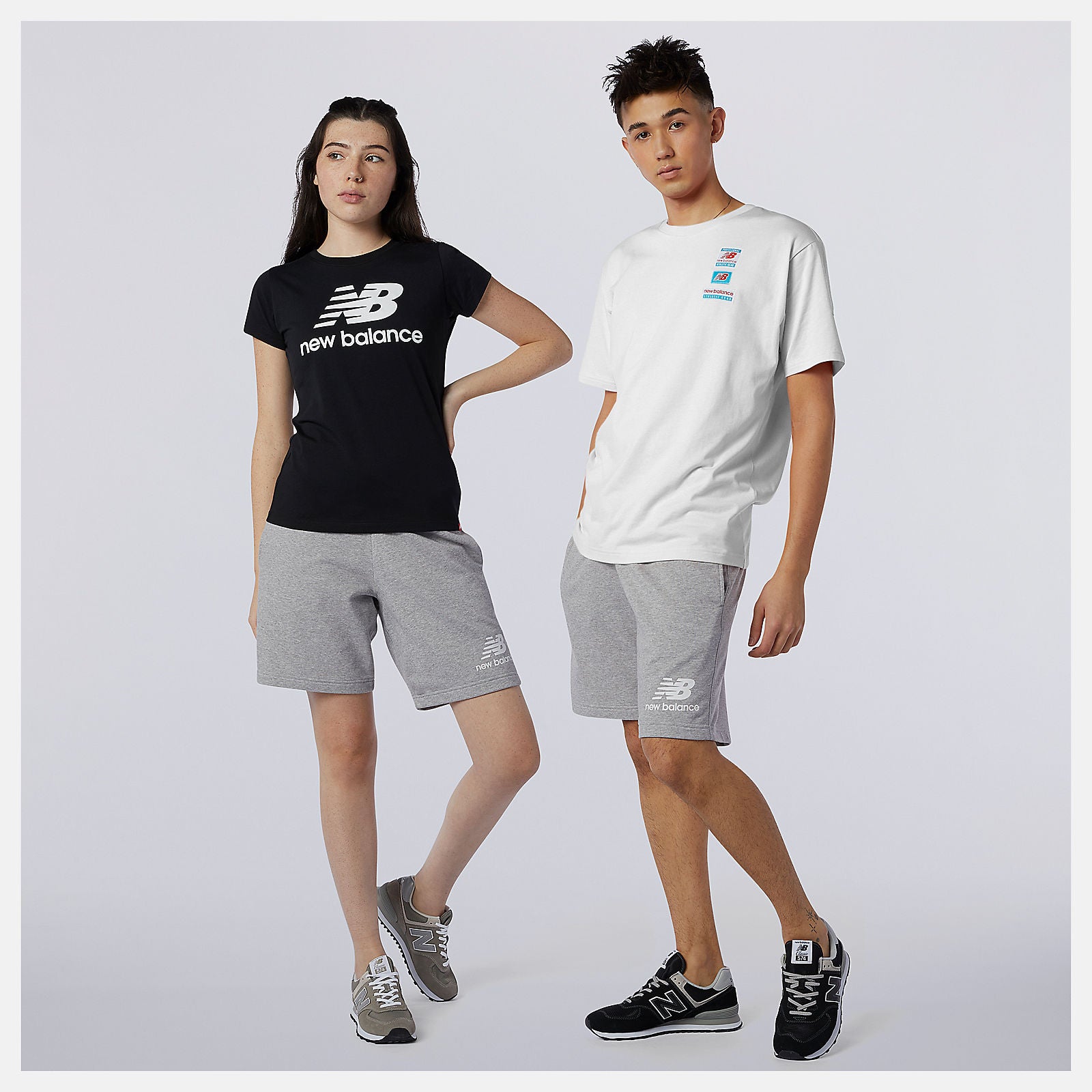 NB Essentials Stacked Logo Short-Women|Men | New Balance
