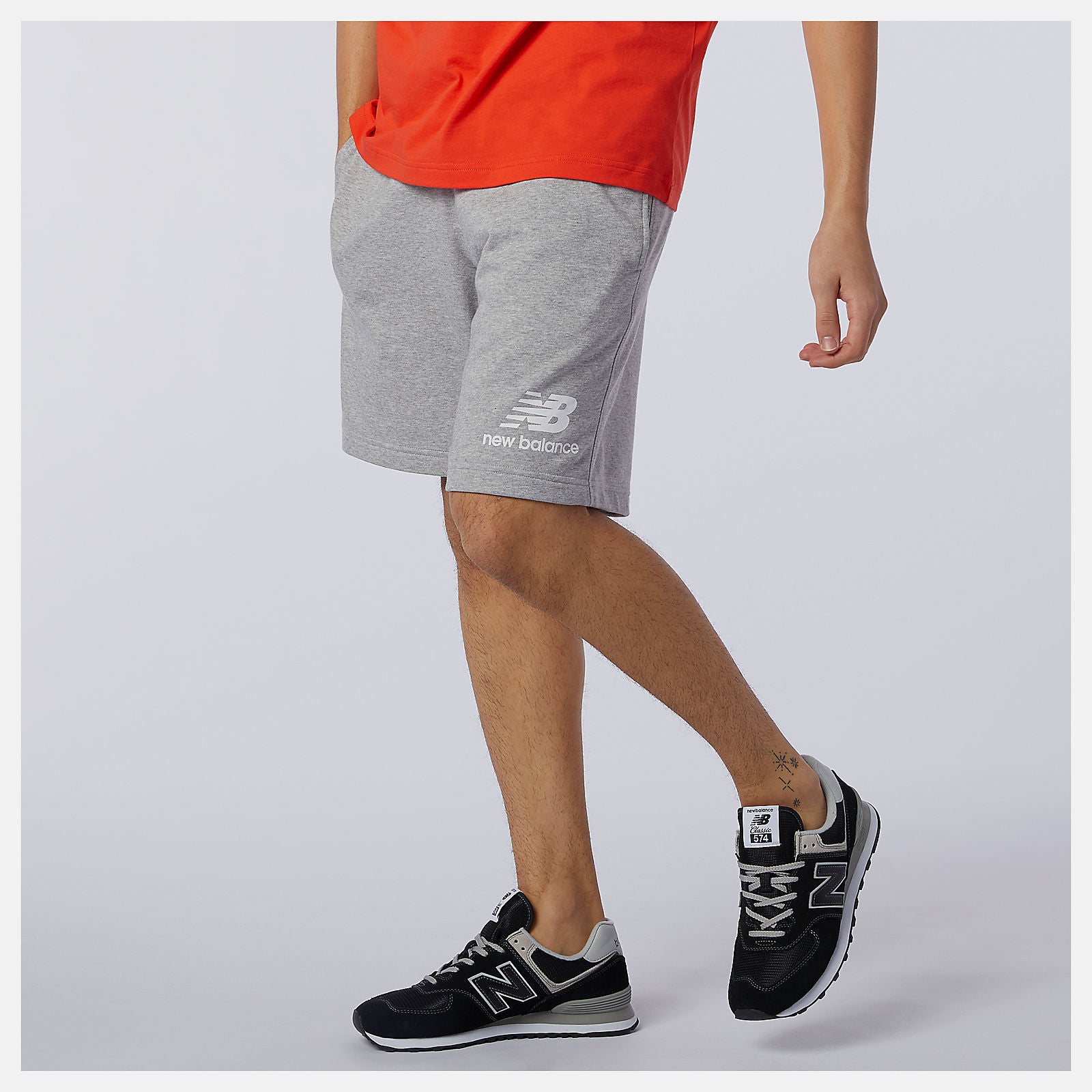 NB Essentials Stacked Logo Short-Women|Men | New Balance
