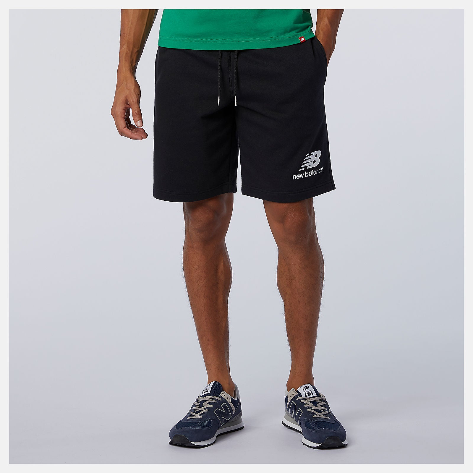 NB Essentials Stacked Logo Short-Women|Men | New Balance
