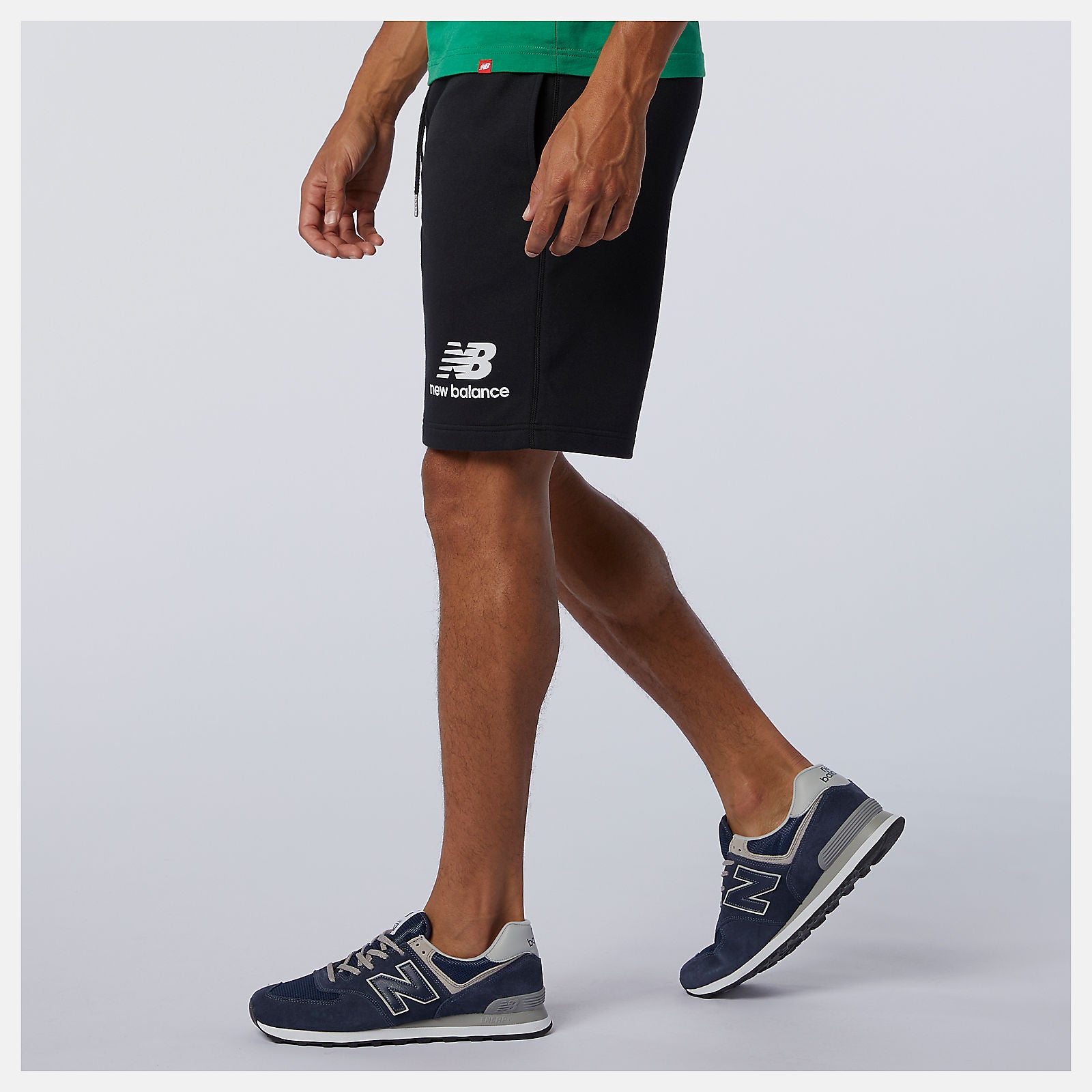 NB Essentials Stacked Logo Short-Women|Men | New Balance