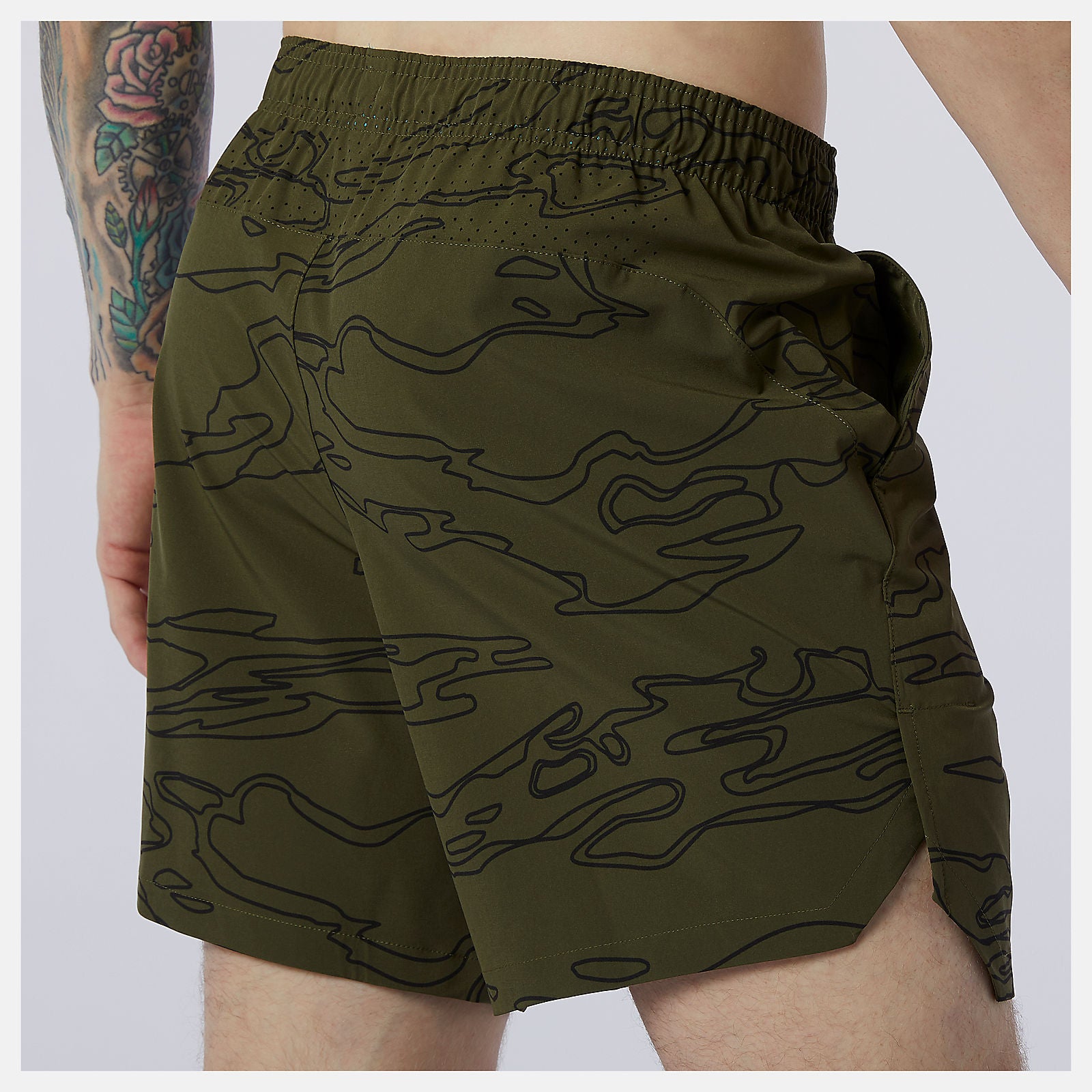 Fortitech Graphic 7 inch Woven Short-Men | New Balance