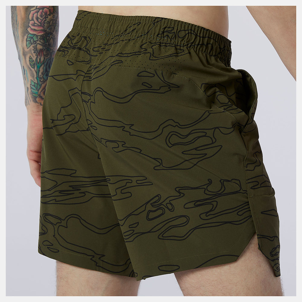 Fortitech Graphic 7 inch Woven Short-Men | New Balance