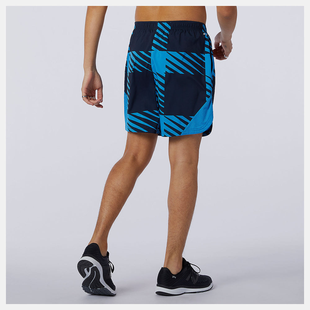 Printed Fast Flight 2 in 1 7 inch Short-Men | New Balance