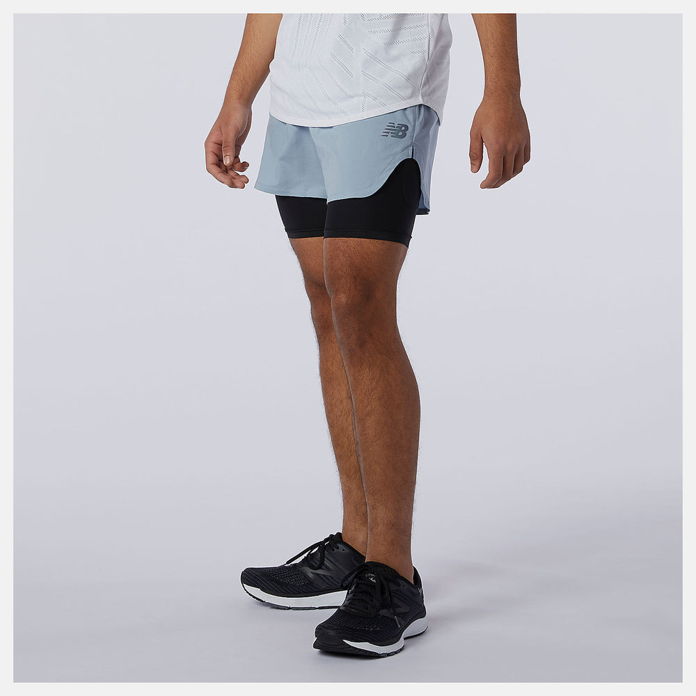 Q Speed Fuel 2 in 1 5 Inch Short-Men | New Balance