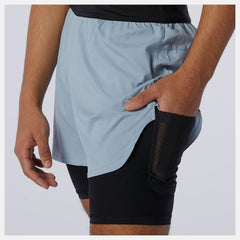 Q Speed Fuel 2 in 1 5 Inch Short-Men | New Balance