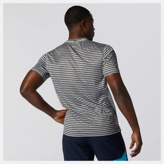 Printed Impact Run Short Sleeve-Men | New Balance