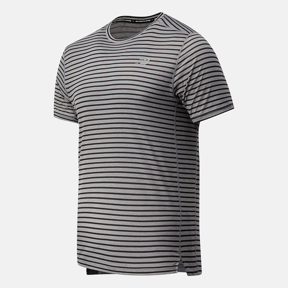 Printed Impact Run Short Sleeve-Men | New Balance