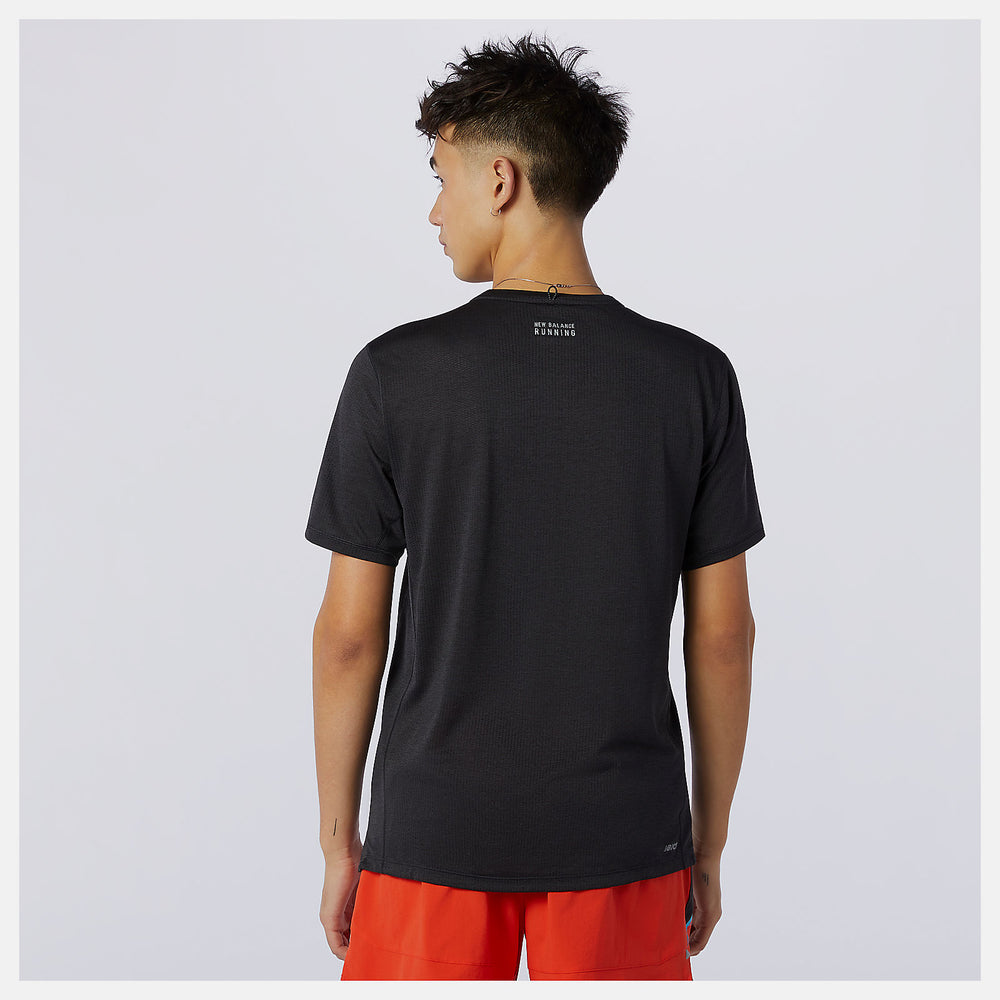 Printed Impact Run Short Sleeve-Men | New Balance