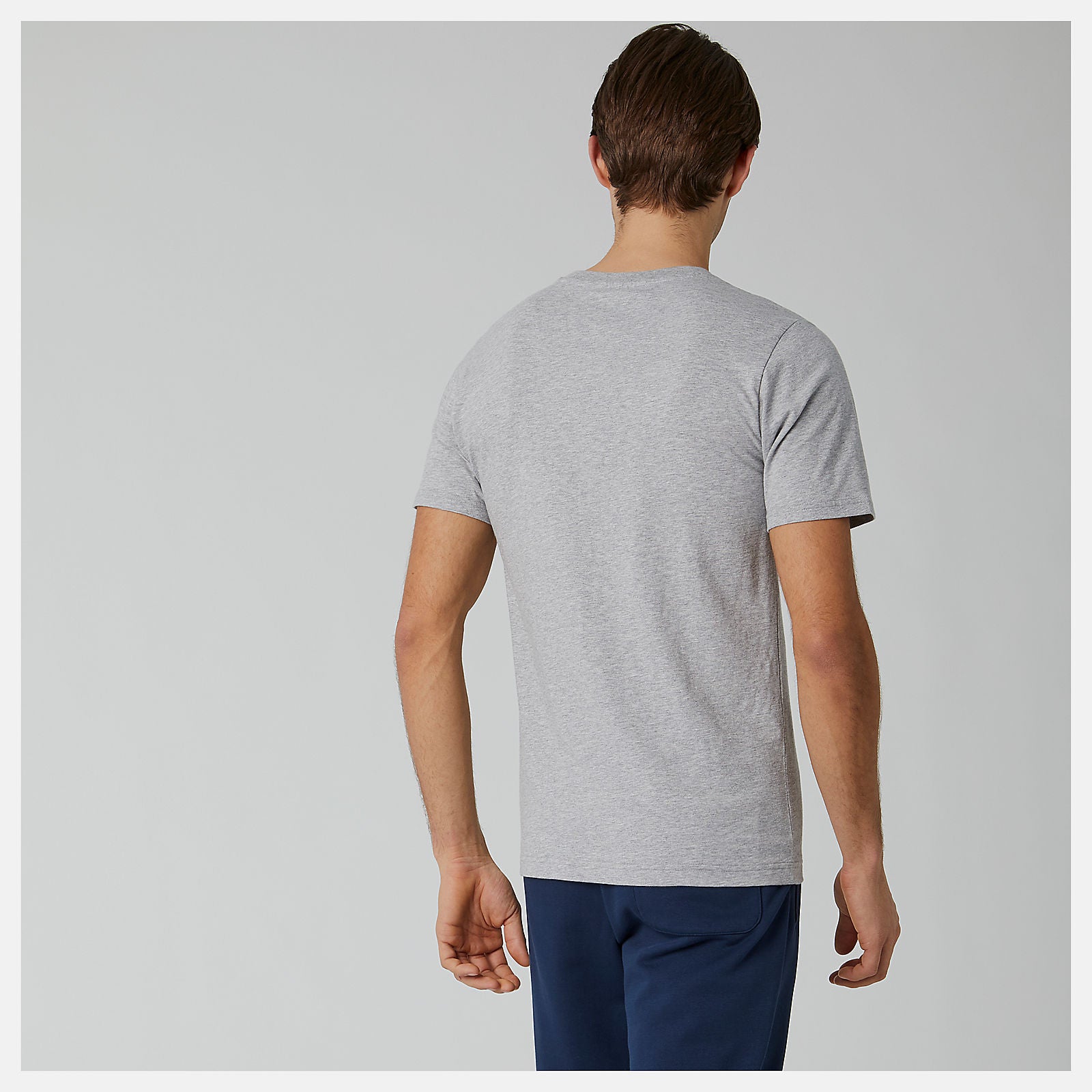 Essentials Stacked Logo Tee-Men | New Balance
