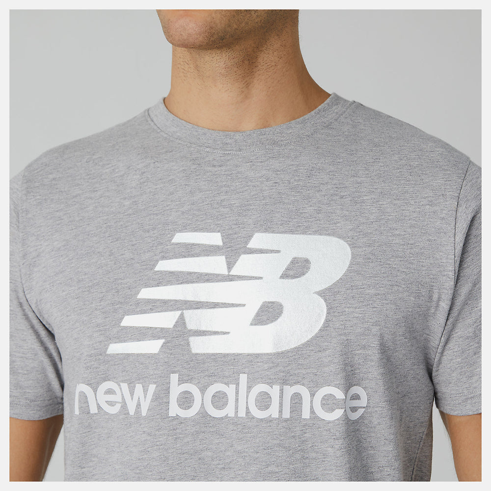 Essentials Stacked Logo Tee-Men | New Balance