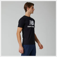 Essentials Stacked Logo Tee-Men | New Balance