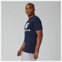 Essentials Stacked Logo Tee-Men | New Balance