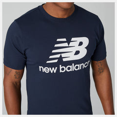Essentials Stacked Logo Tee-Men | New Balance