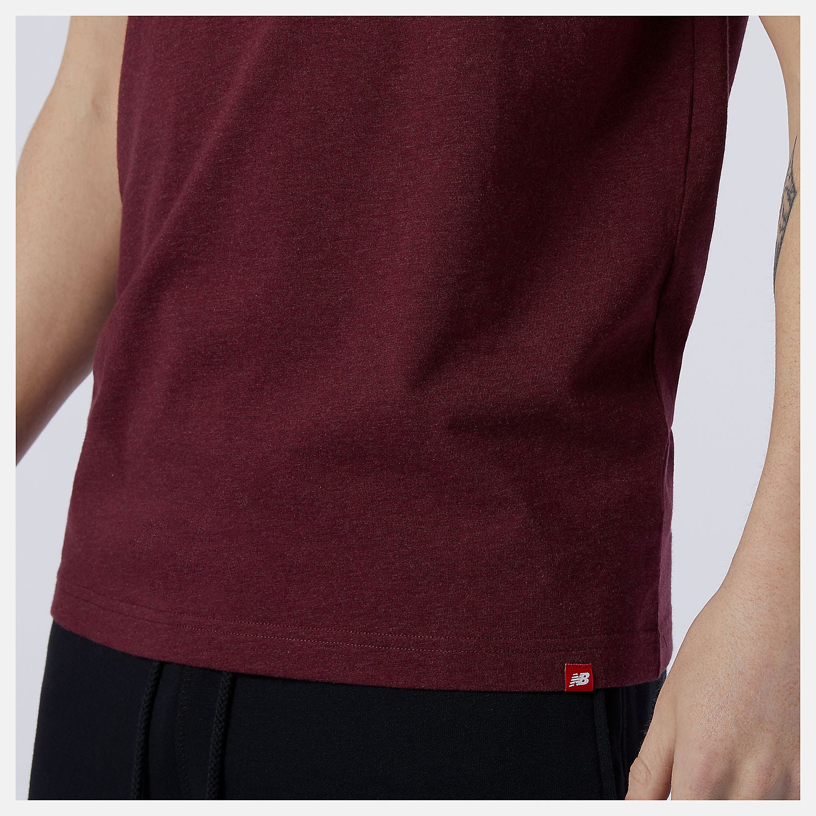Essentials Stacked Logo Tee-Men | New Balance
